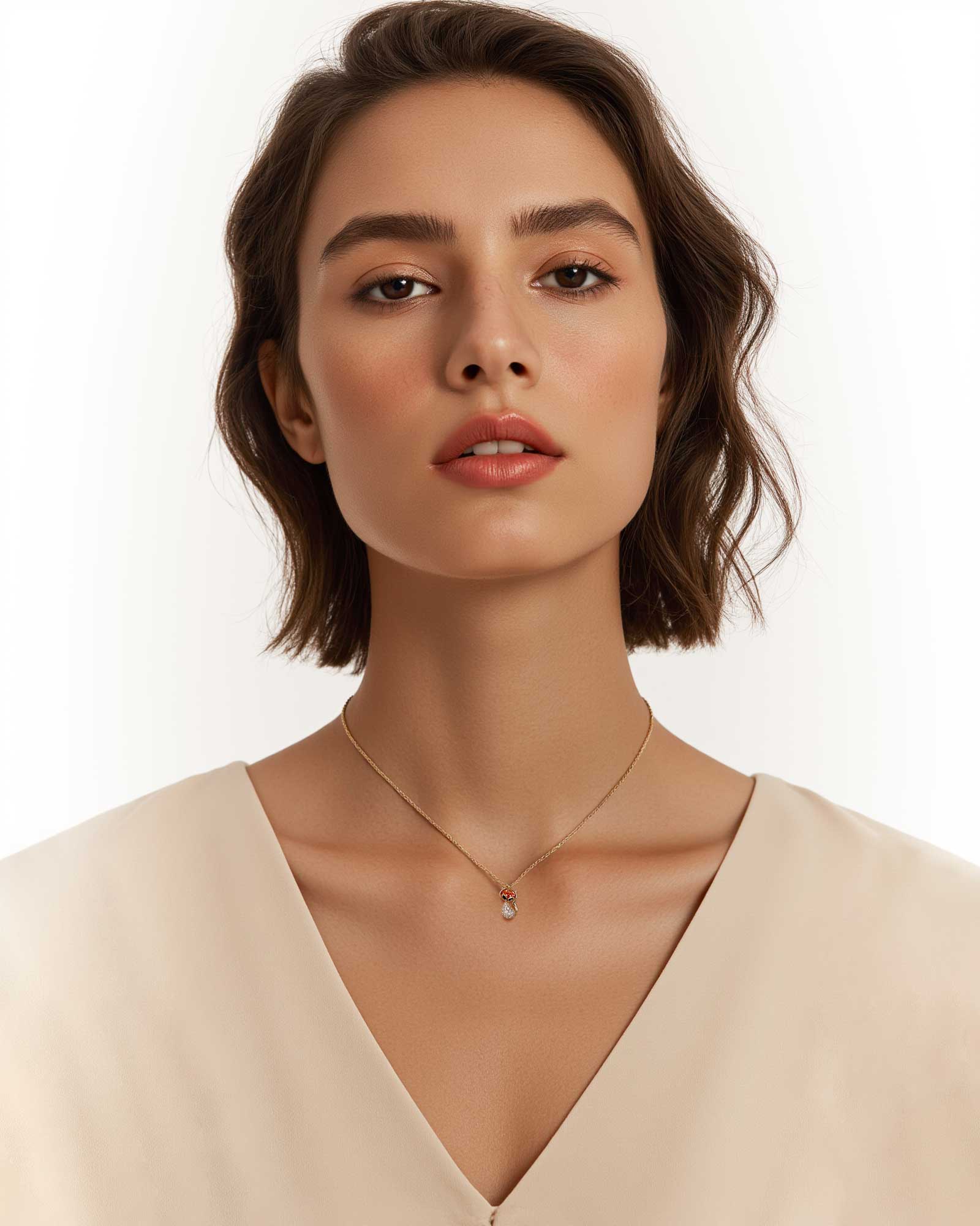 Collar necklace length