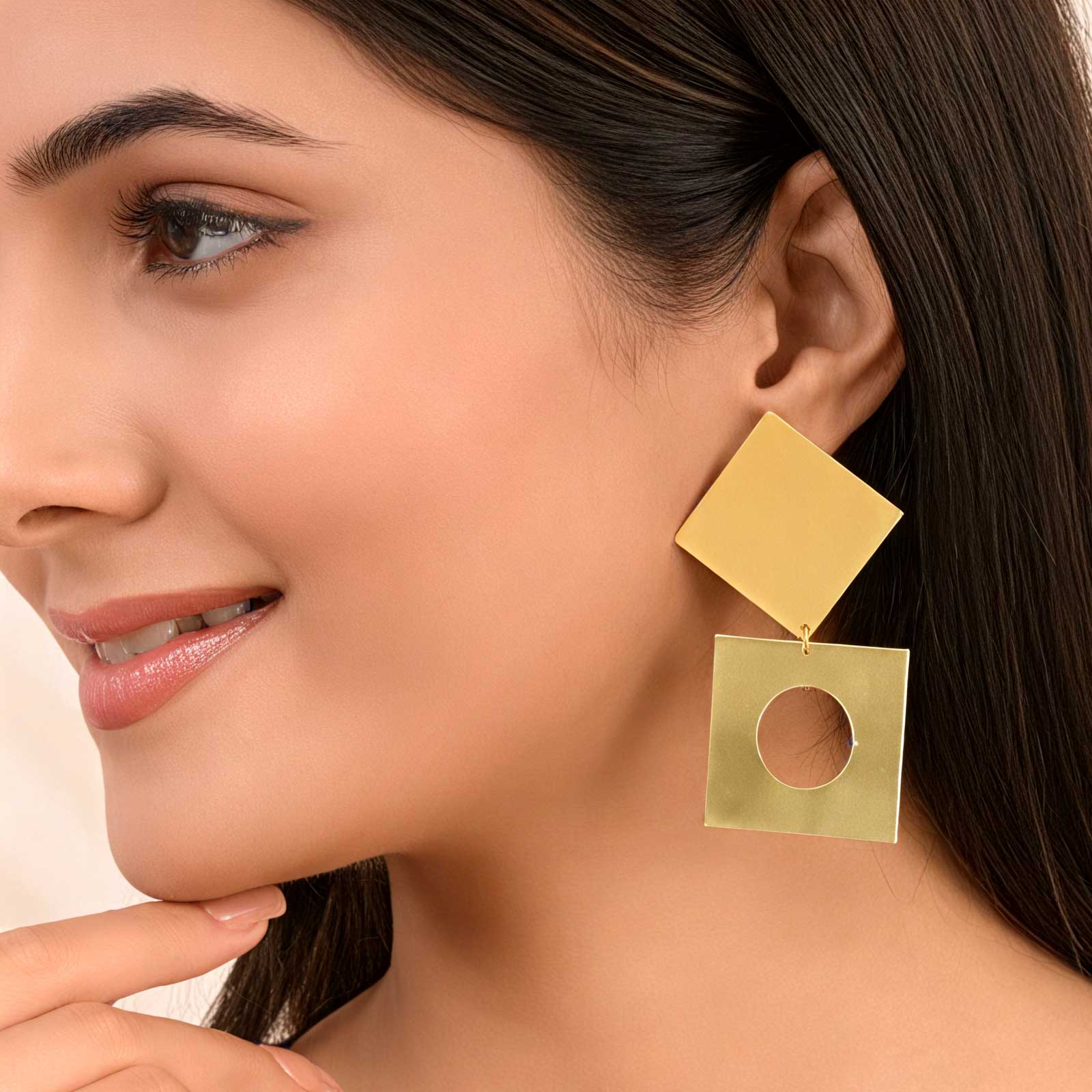 earrings for broad face